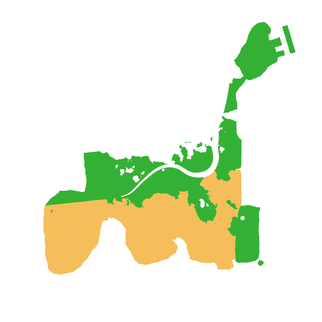 Biome Rust Map: Procedural Map, Size: 2300, Seed: 164341