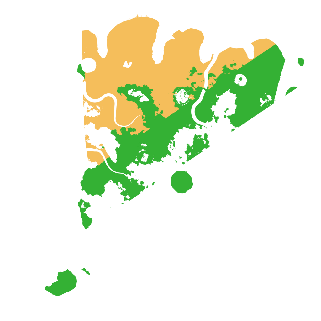 Biome Rust Map: Procedural Map, Size: 4000, Seed: 98765132