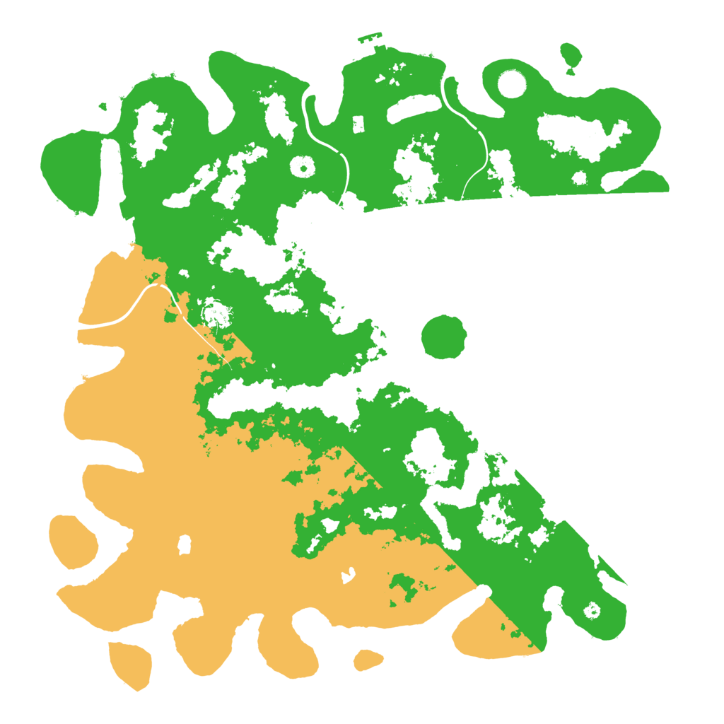 Biome Rust Map: Procedural Map, Size: 4500, Seed: 83524687