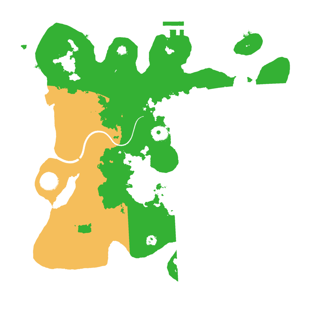 Biome Rust Map: Procedural Map, Size: 3000, Seed: 432423