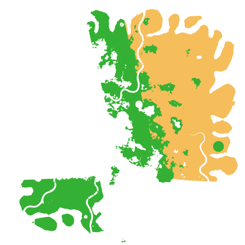 Biome Rust Map: Procedural Map, Size: 6000, Seed: 94622842