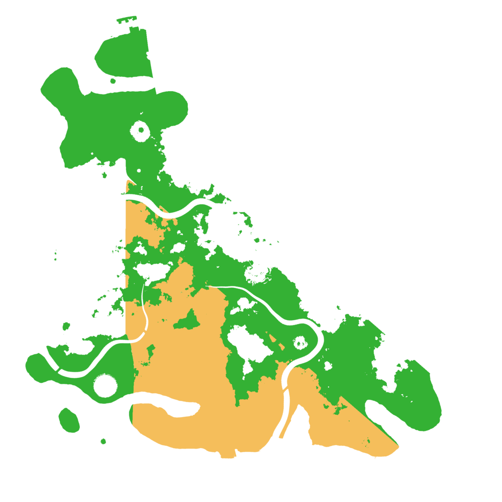 Biome Rust Map: Procedural Map, Size: 3800, Seed: 231