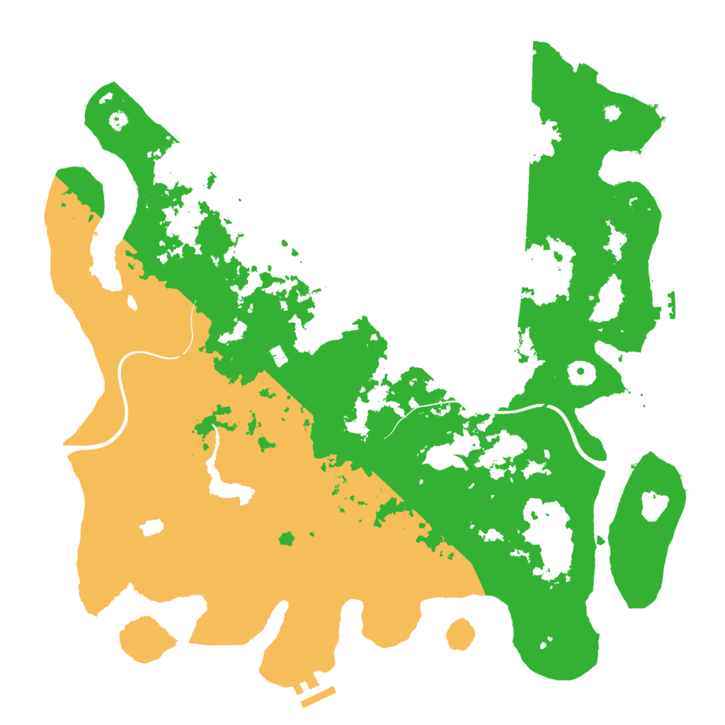 Biome Rust Map: Procedural Map, Size: 4000, Seed: 21153973