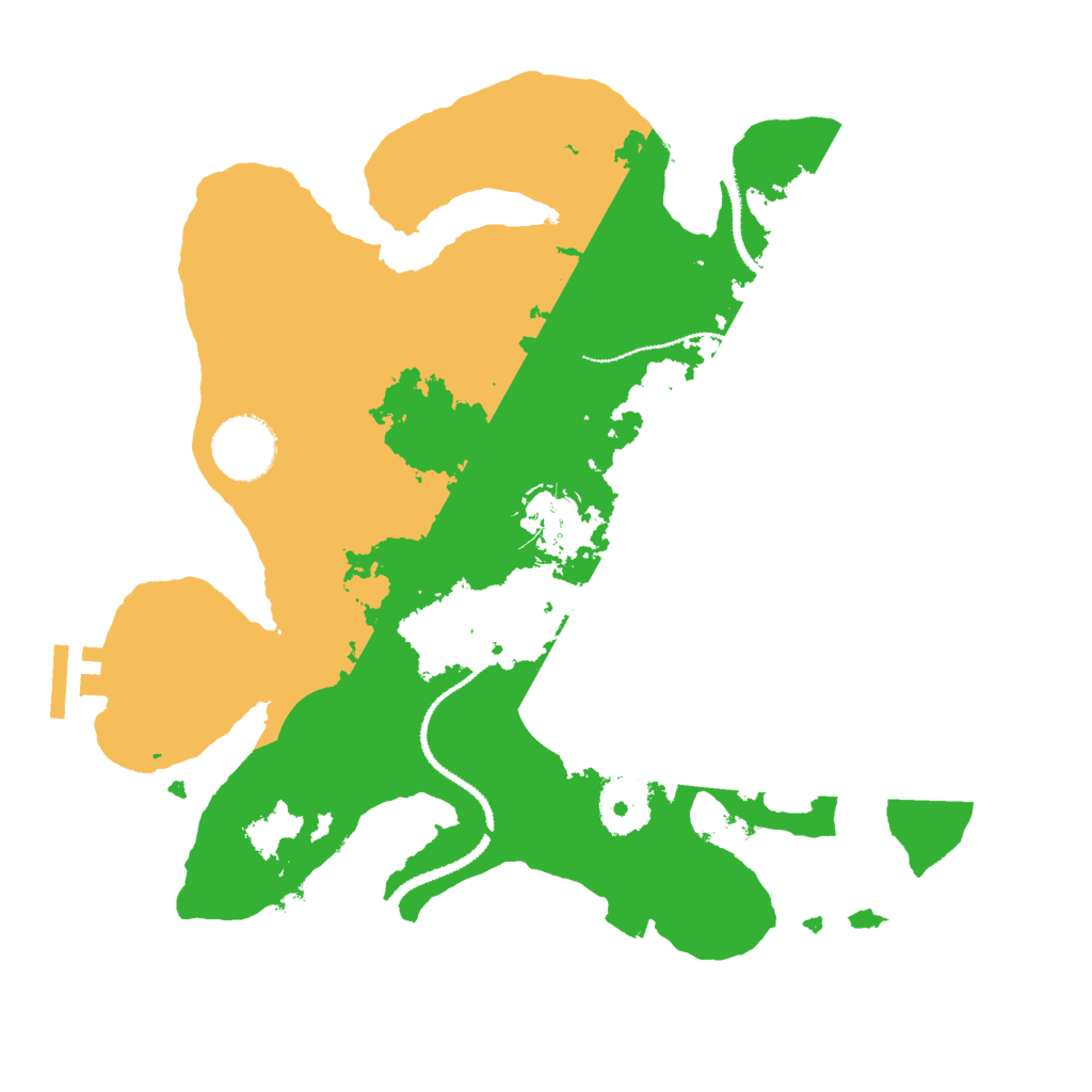 Biome Rust Map: Procedural Map, Size: 3000, Seed: 11583