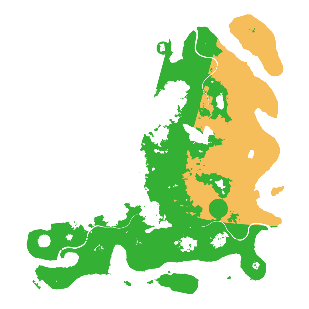 Biome Rust Map: Procedural Map, Size: 4301, Seed: 9658497