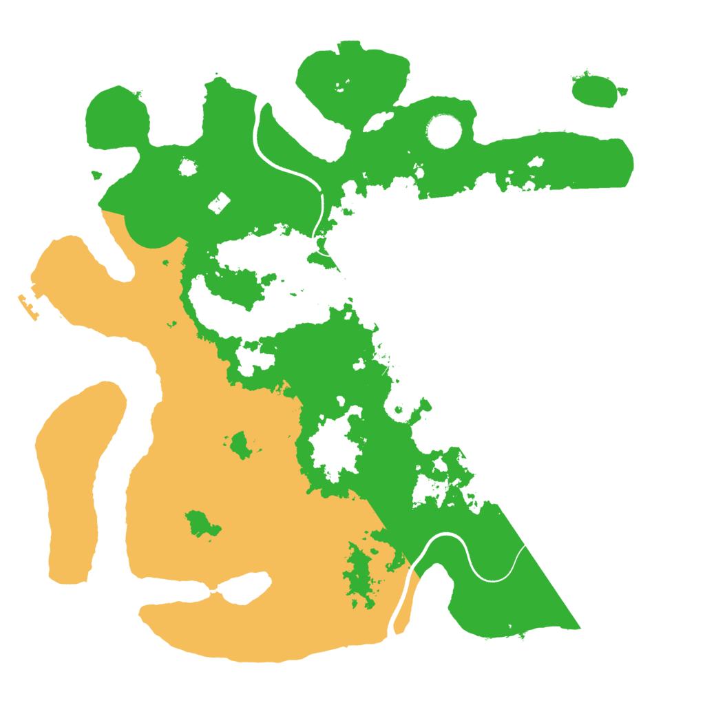 Biome Rust Map: Procedural Map, Size: 3600, Seed: 20102