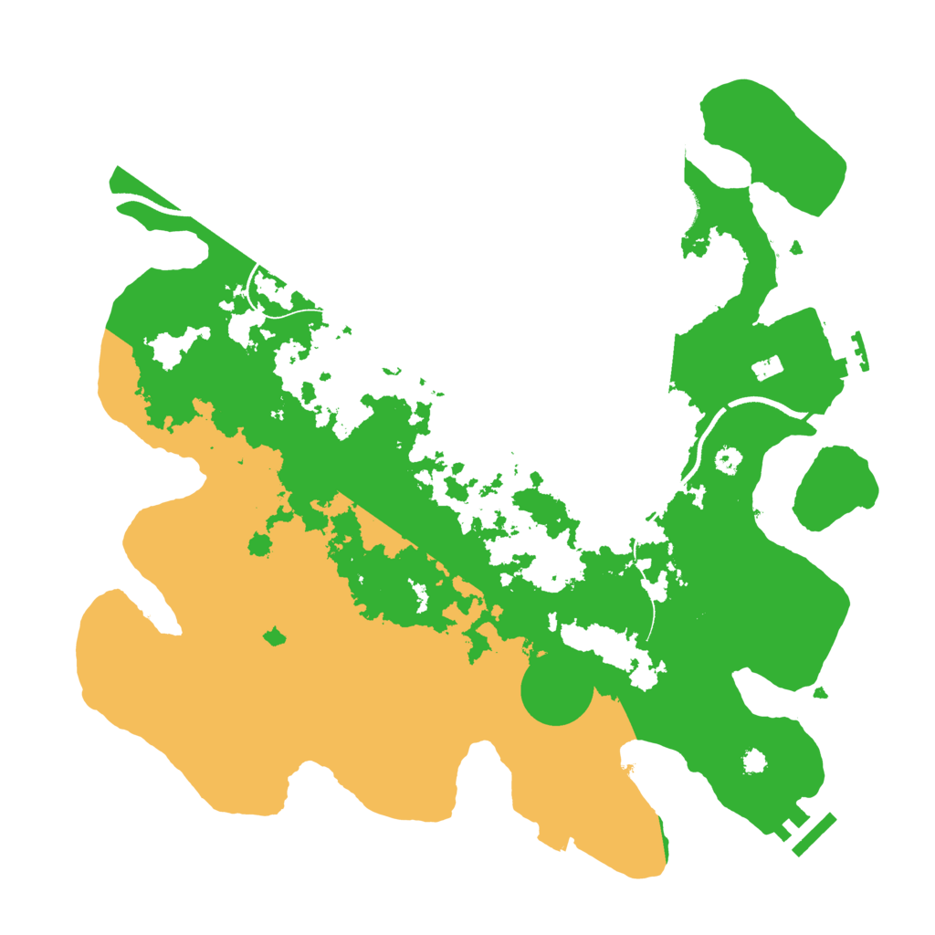 Biome Rust Map: Procedural Map, Size: 3500, Seed: 568951845