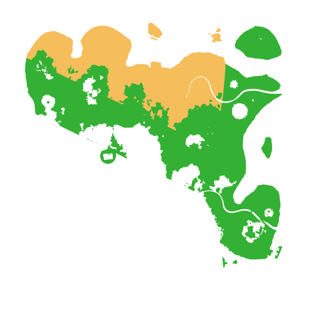 Biome Rust Map: Procedural Map, Size: 3500, Seed: 1343874917