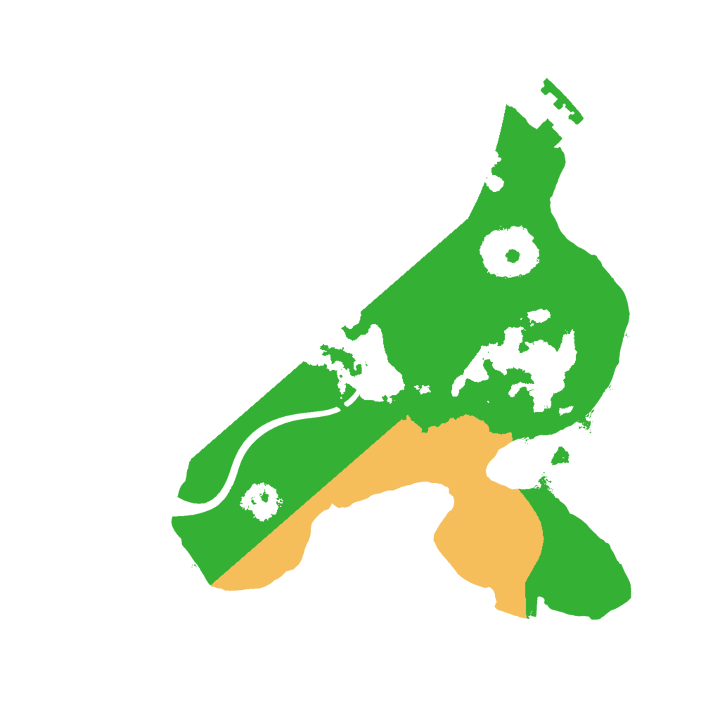 Biome Rust Map: Procedural Map, Size: 2000, Seed: 4818