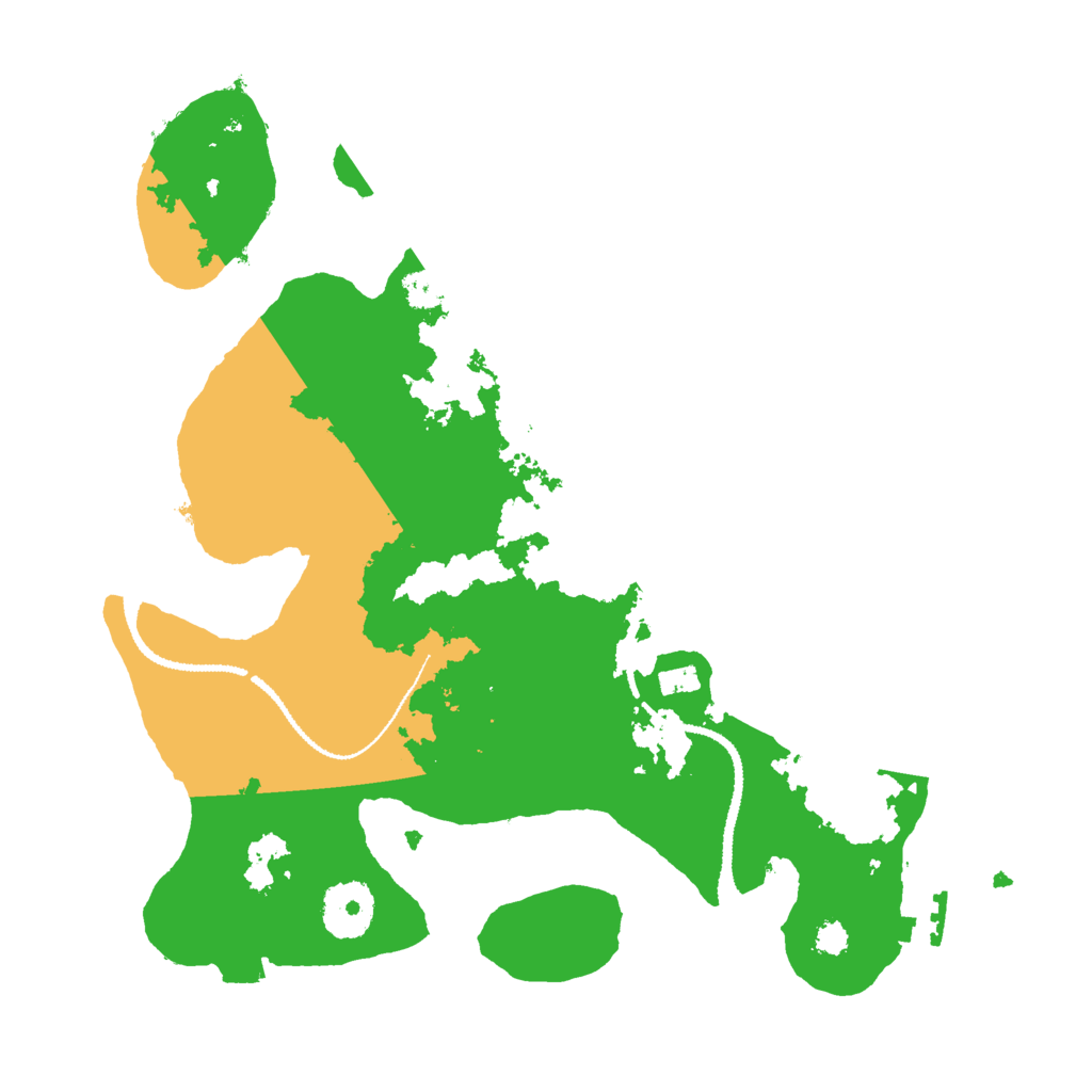 Biome Rust Map: Procedural Map, Size: 3000, Seed: 15718