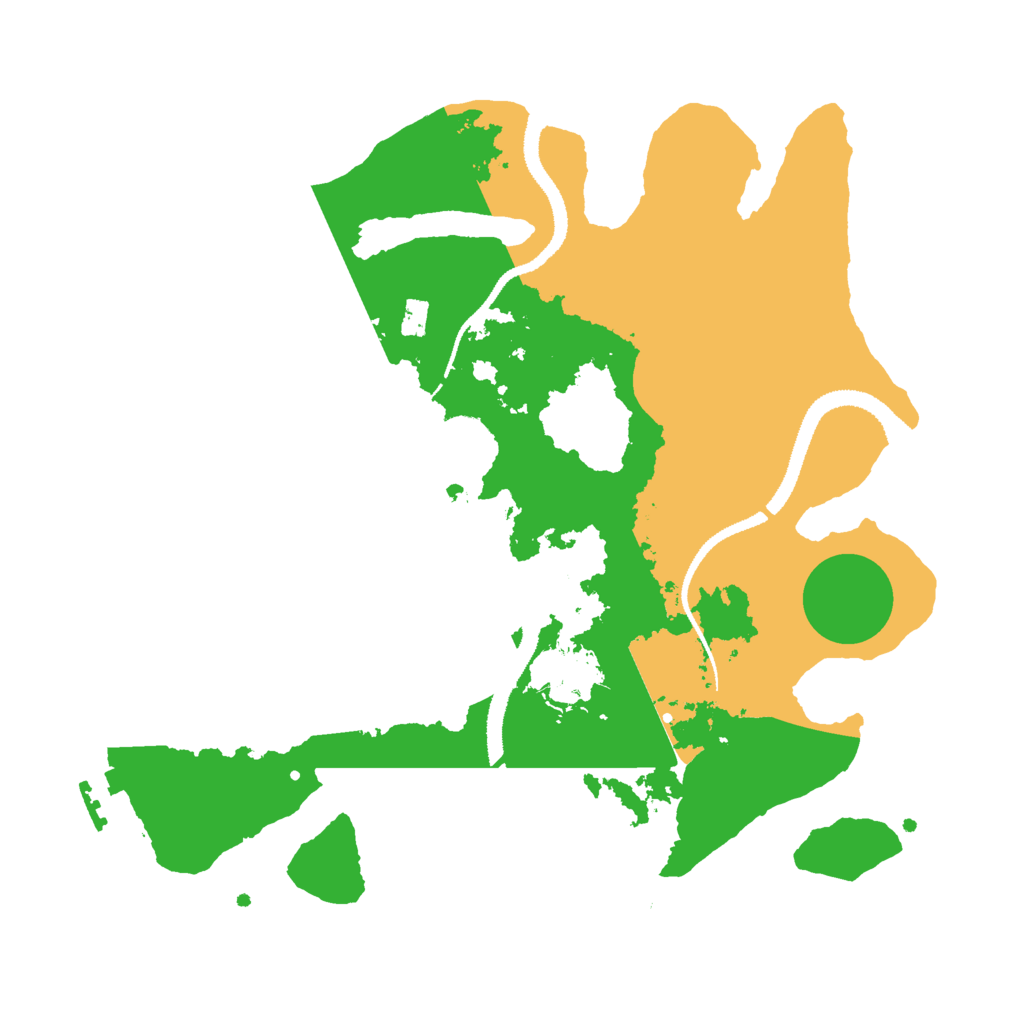 Biome Rust Map: Procedural Map, Size: 3000, Seed: 336767937