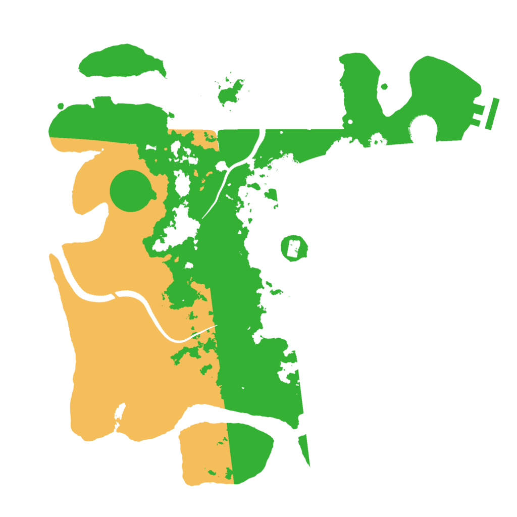 Biome Rust Map: Procedural Map, Size: 3250, Seed: 1467279577