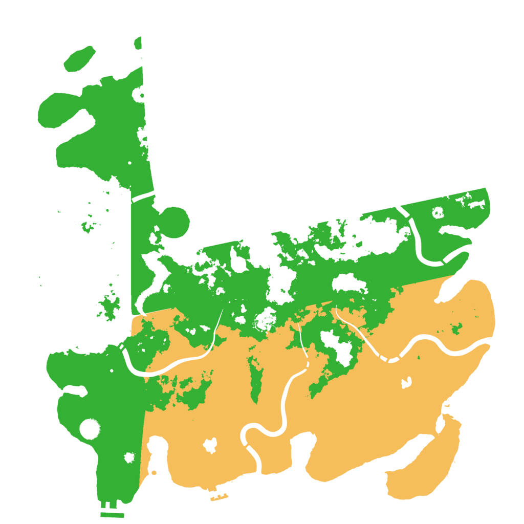 Biome Rust Map: Procedural Map, Size: 4500, Seed: 1155627126