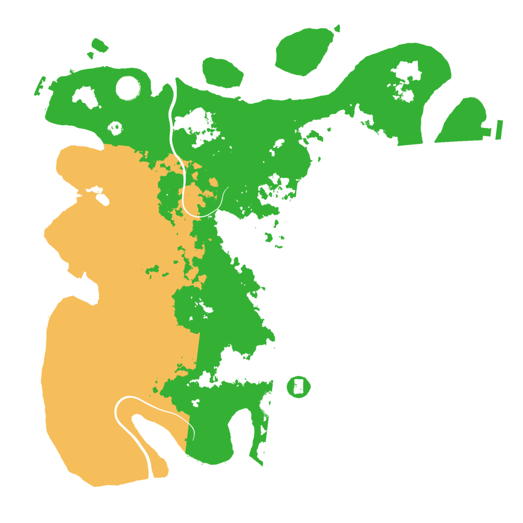 Biome Rust Map: Procedural Map, Size: 3800, Seed: 20250201