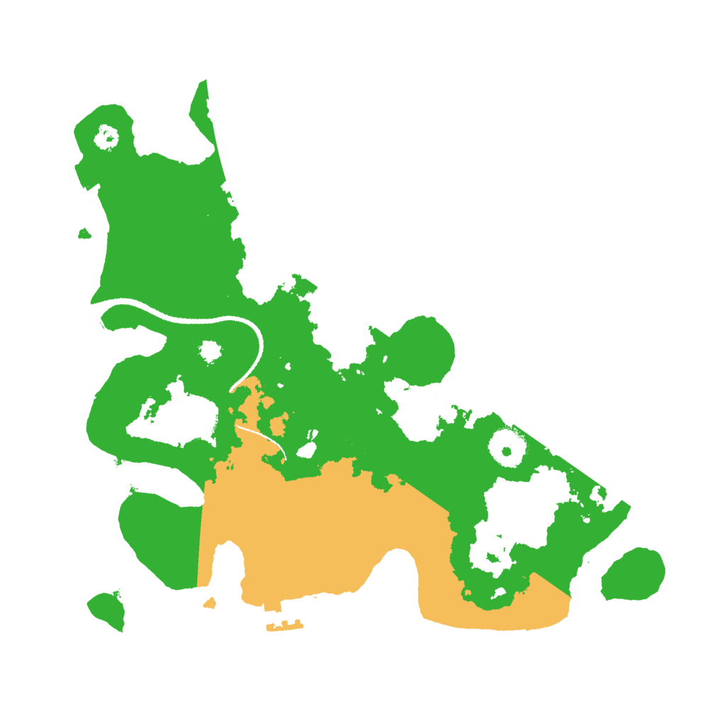 Biome Rust Map: Procedural Map, Size: 3000, Seed: 445977709