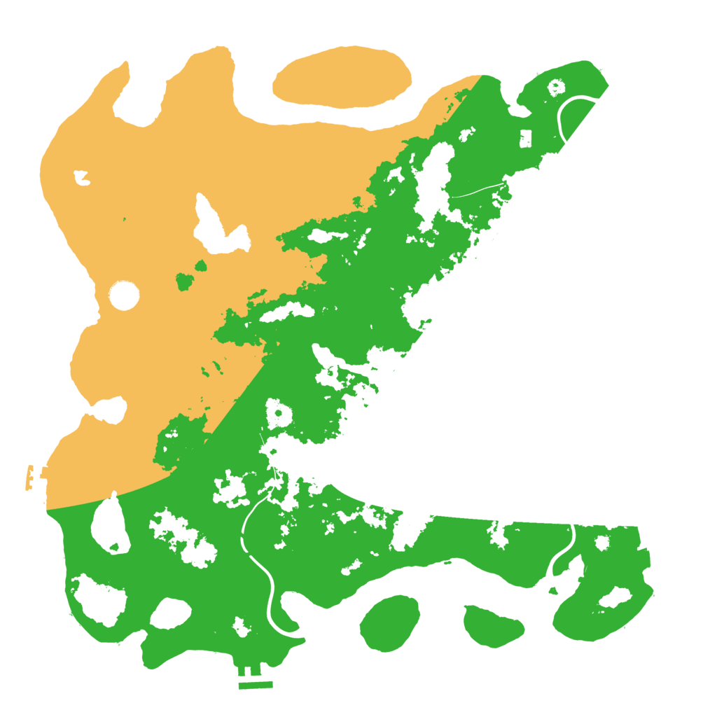Biome Rust Map: Procedural Map, Size: 4250, Seed: 461465454