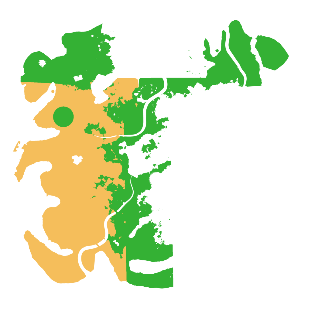 Biome Rust Map: Procedural Map, Size: 4000, Seed: 141029569