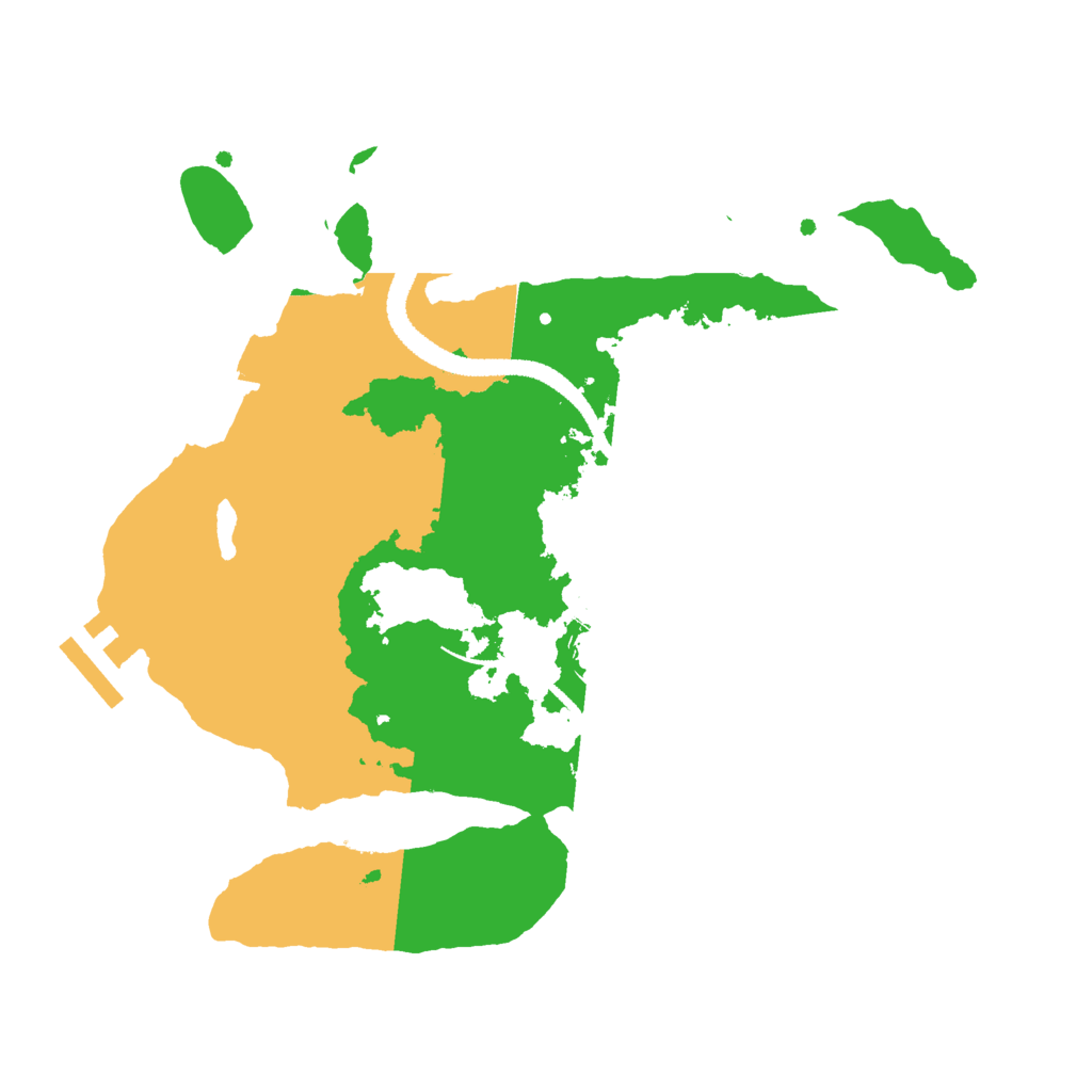 Biome Rust Map: Procedural Map, Size: 2700, Seed: 30252