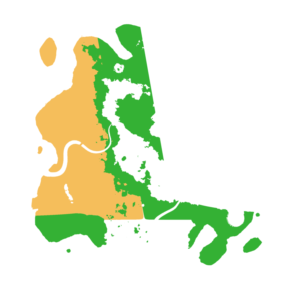 Biome Rust Map: Procedural Map, Size: 3000, Seed: 19760923