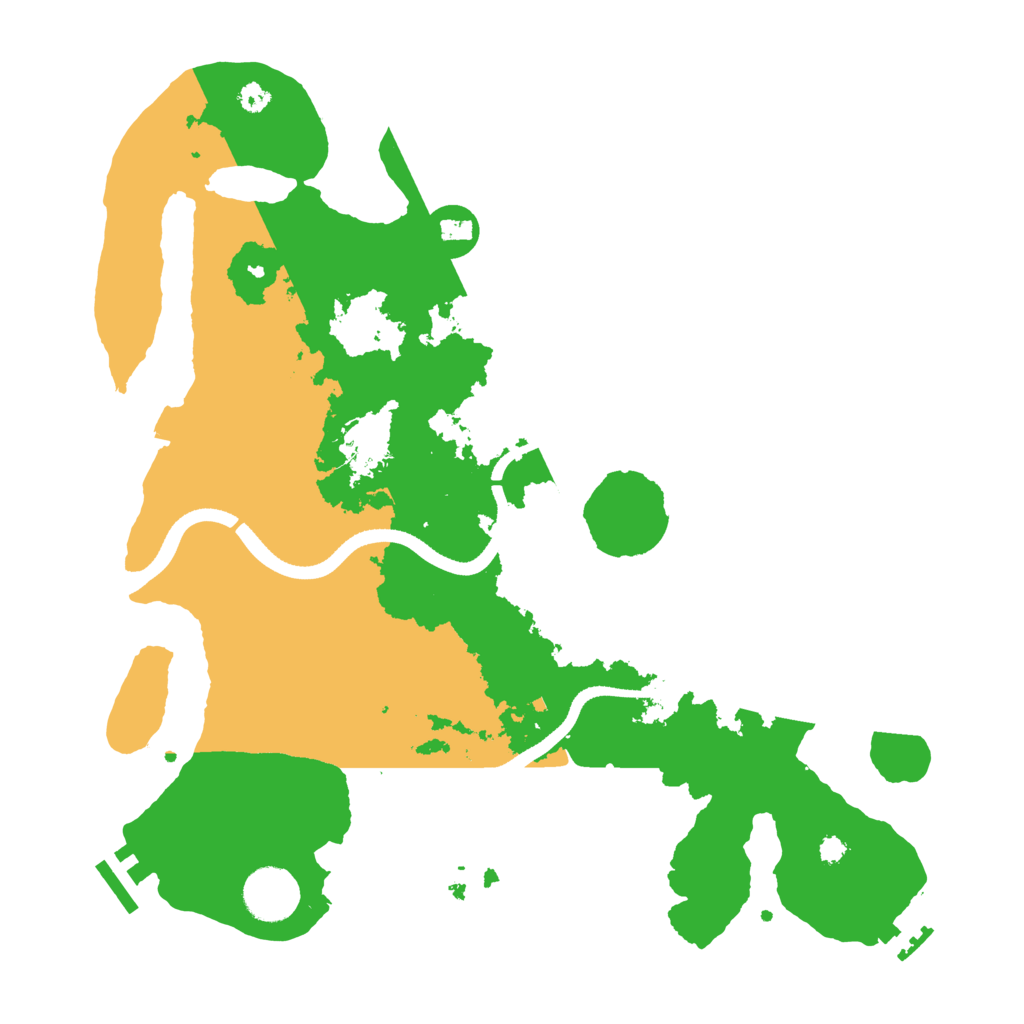 Biome Rust Map: Procedural Map, Size: 3500, Seed: 998047438