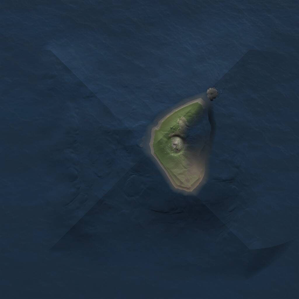 Rust Map: Procedural Map, Size: 1000, Seed: 4818, 1 Monuments