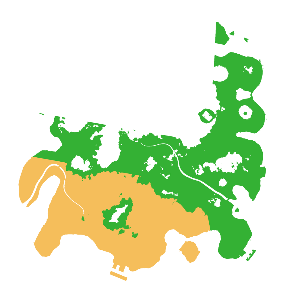 Biome Rust Map: Procedural Map, Size: 3300, Seed: 1504066611