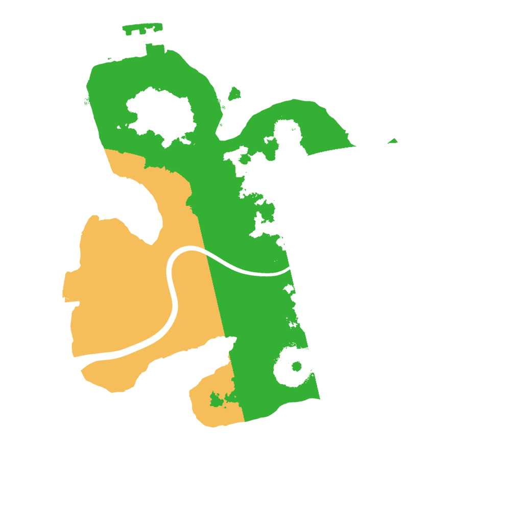 Biome Rust Map: Procedural Map, Size: 2000, Seed: 4900