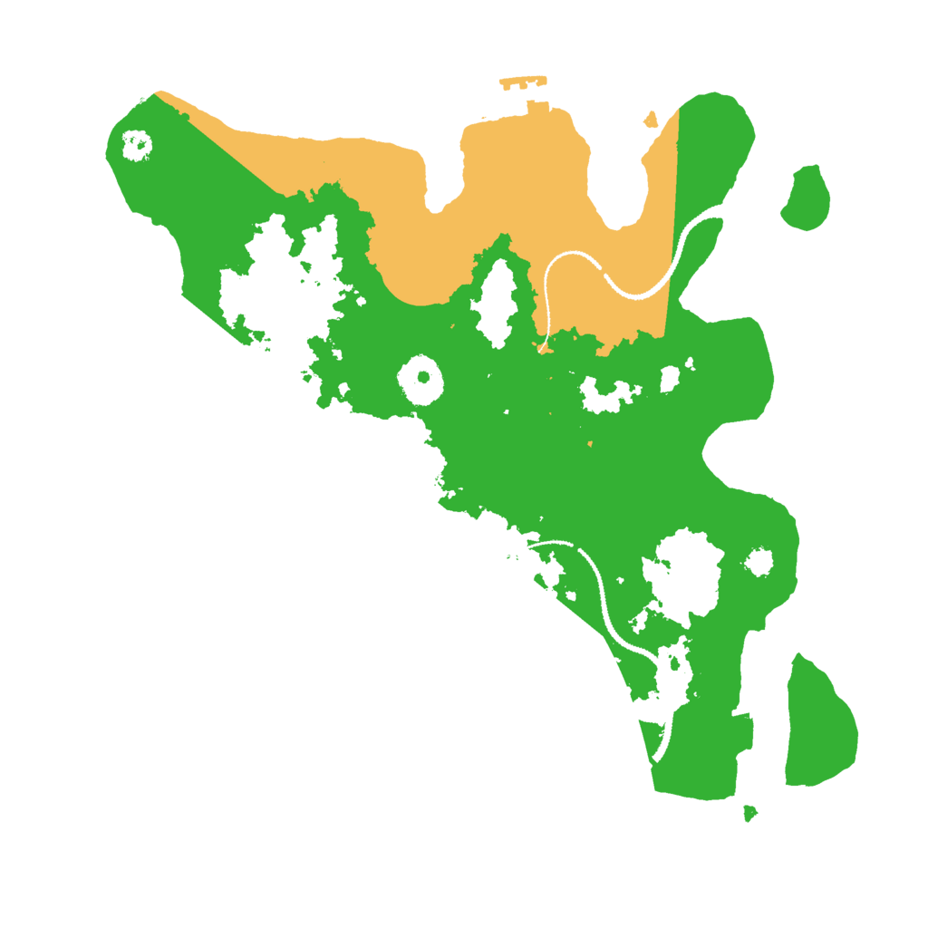 Biome Rust Map: Procedural Map, Size: 3000, Seed: 871490616