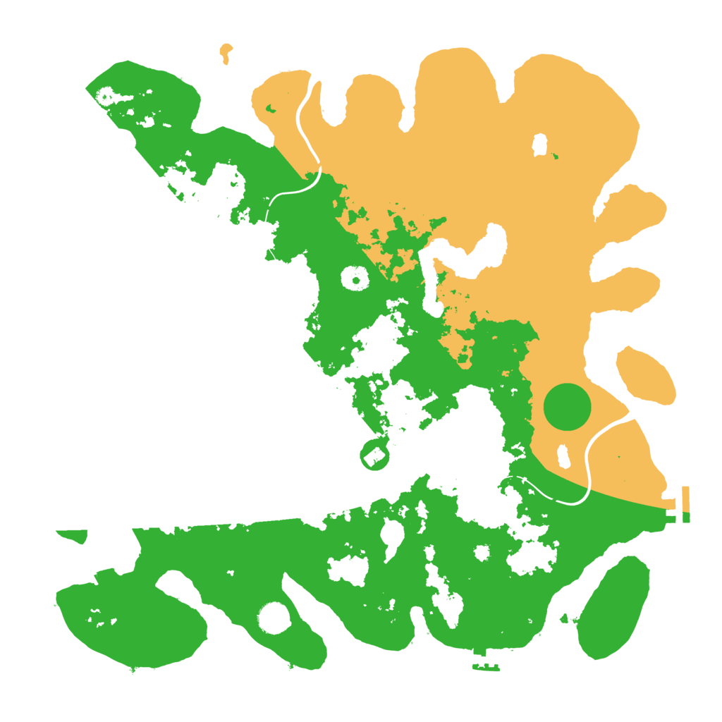 Biome Rust Map: Procedural Map, Size: 4000, Seed: 35746