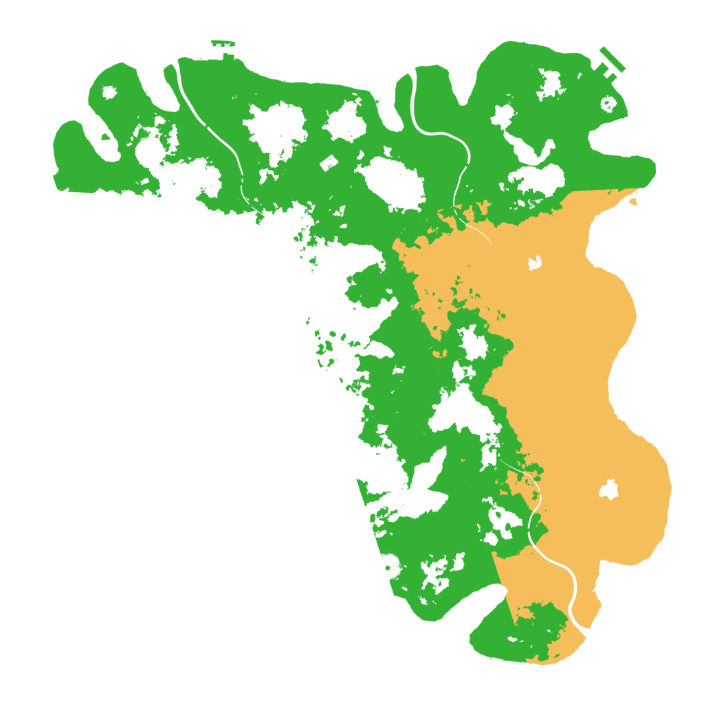 Biome Rust Map: Procedural Map, Size: 4500, Seed: 1633656020