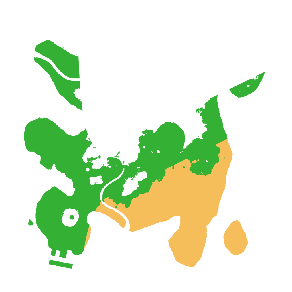 Biome Rust Map: Procedural Map, Size: 2500, Seed: 2768