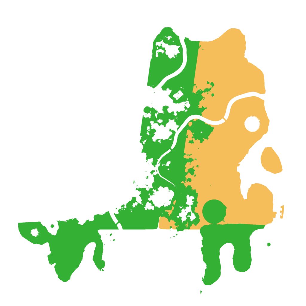 Biome Rust Map: Procedural Map, Size: 3500, Seed: 1946542560