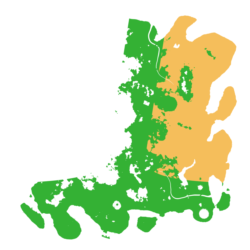 Biome Rust Map: Procedural Map, Size: 4500, Seed: 1578