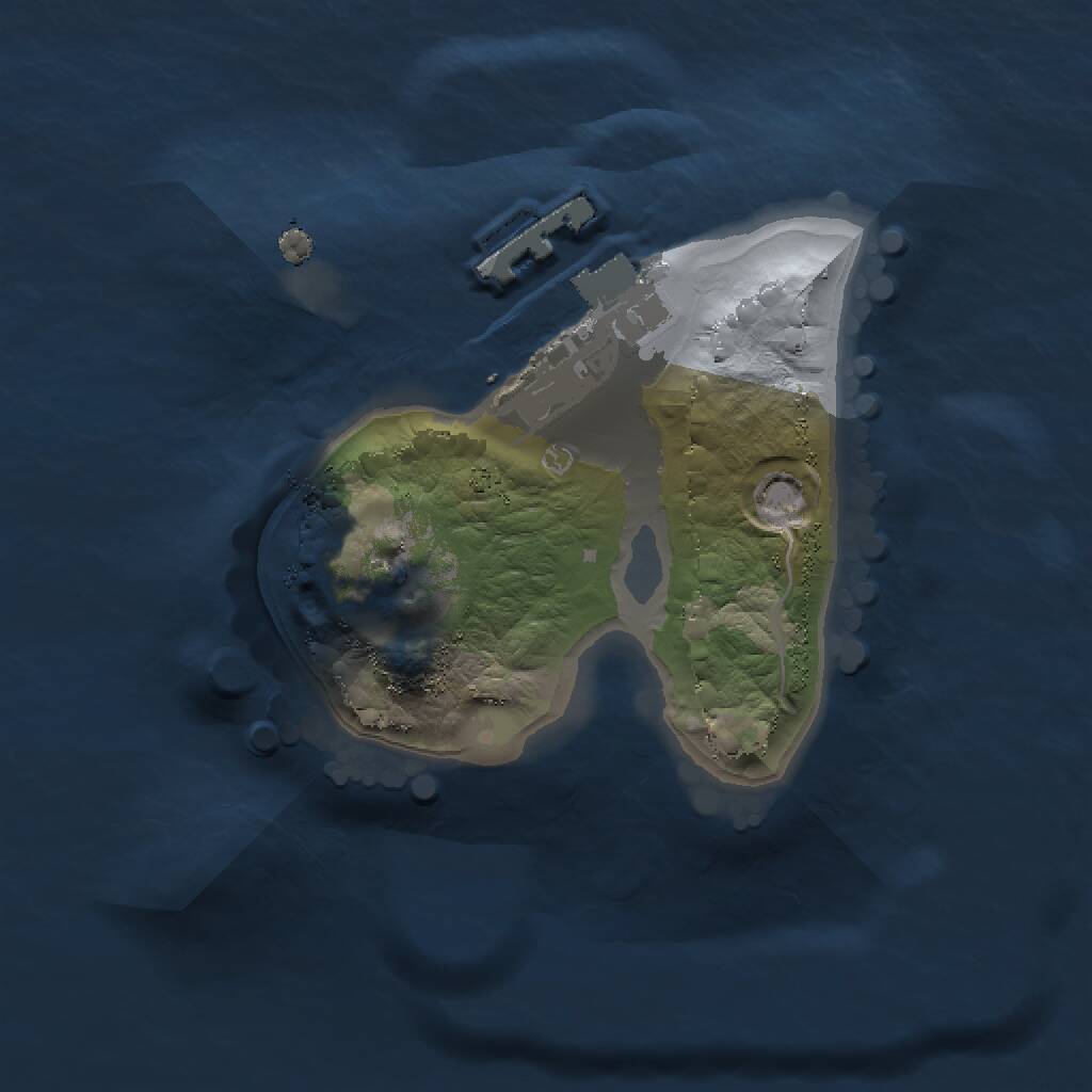 Rust Map: Procedural Map, Size: 1300, Seed: 477509646, 2 Monuments