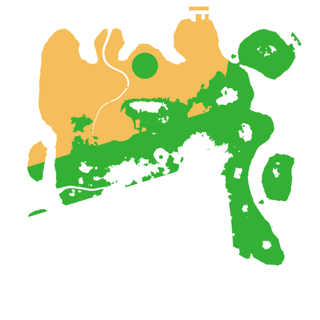 Biome Rust Map: Procedural Map, Size: 3250, Seed: 78471