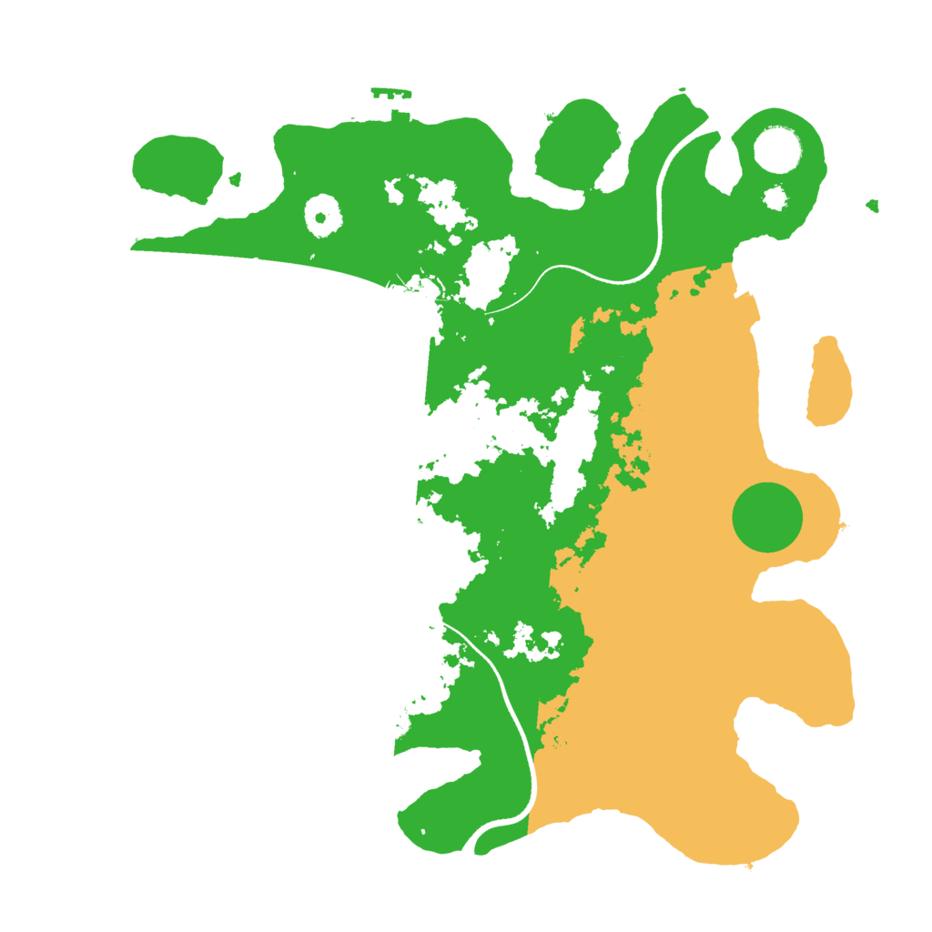 Biome Rust Map: Procedural Map, Size: 3500, Seed: 1566296737
