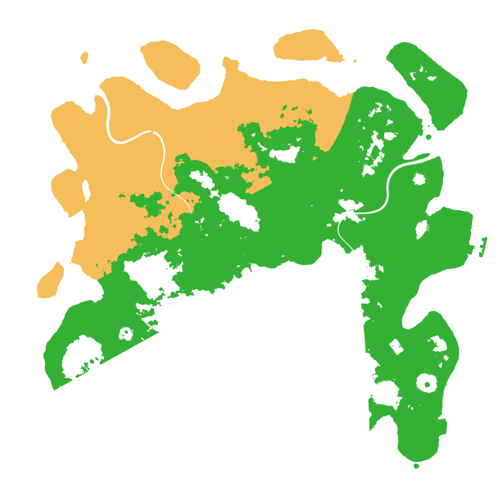 Biome Rust Map: Procedural Map, Size: 3750, Seed: 8707687