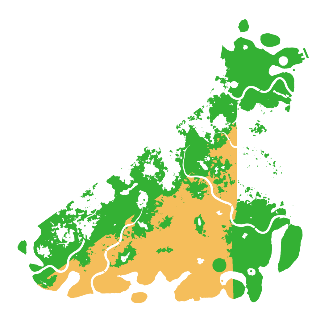 Biome Rust Map: Procedural Map, Size: 6000, Seed: 369106661