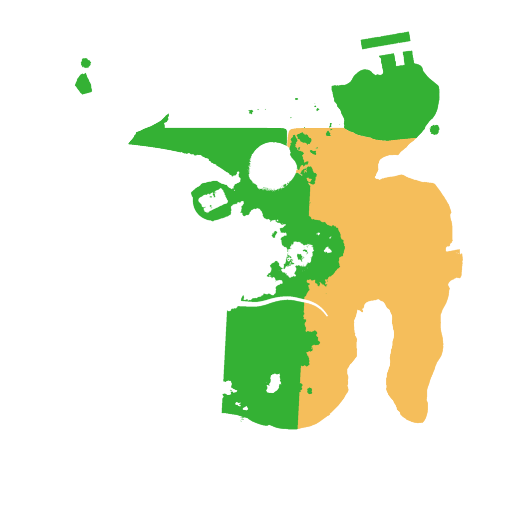 Biome Rust Map: Procedural Map, Size: 2100, Seed: 59965