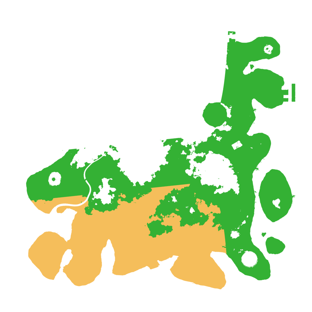 Biome Rust Map: Procedural Map, Size: 3500, Seed: 1132874760