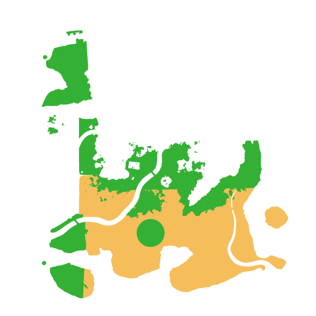 Biome Rust Map: Procedural Map, Size: 3000, Seed: 1119334879