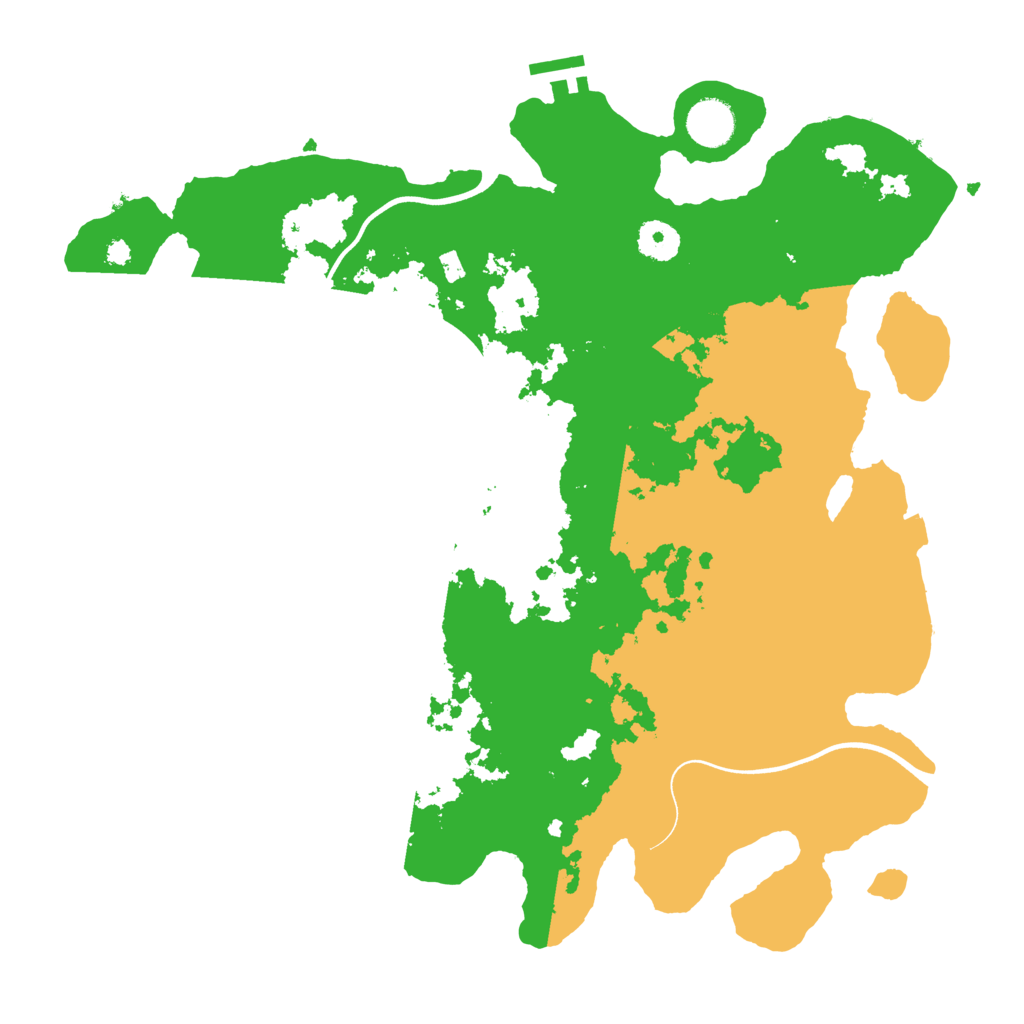Biome Rust Map: Procedural Map, Size: 3750, Seed: 1202608521