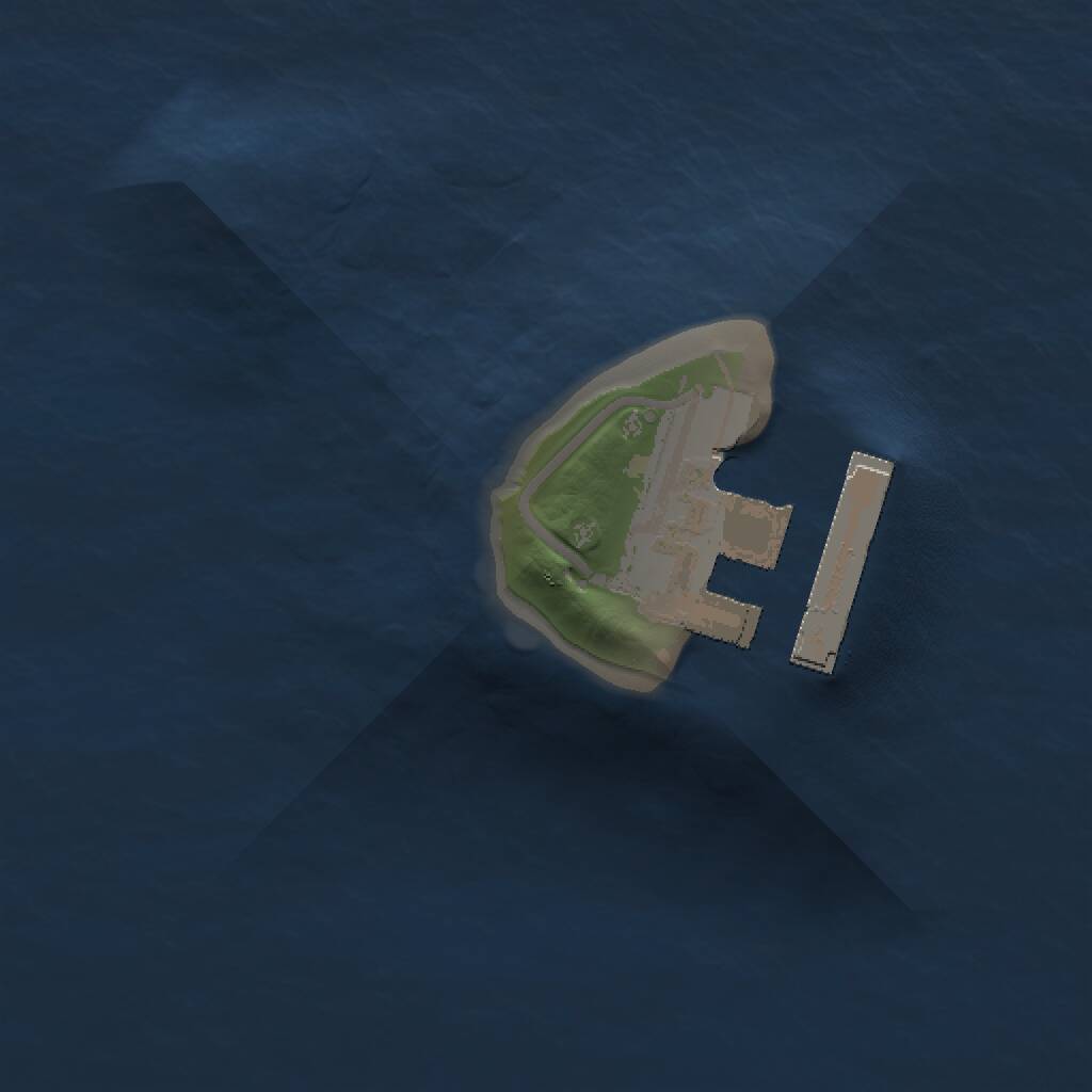 Rust Map: Procedural Map, Size: 1000, Seed: 415538719, 2 Monuments