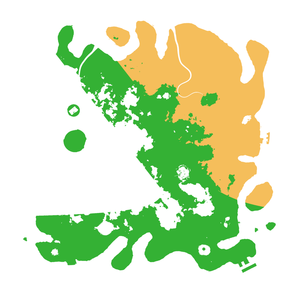 Biome Rust Map: Procedural Map, Size: 3800, Seed: 1613081081