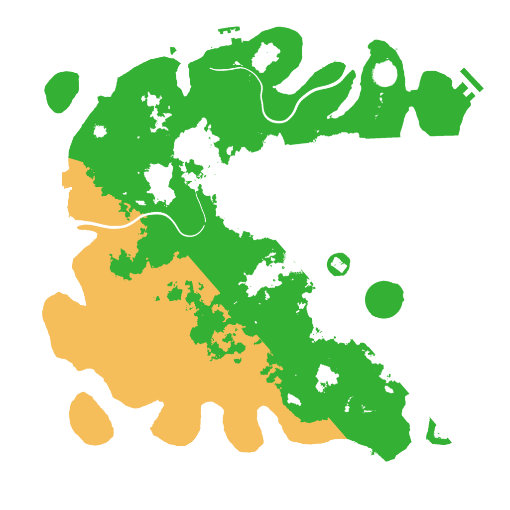 Biome Rust Map: Procedural Map, Size: 3600, Seed: 147
