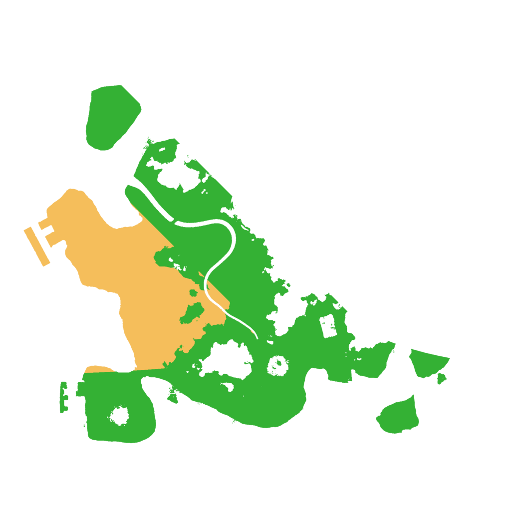Biome Rust Map: Procedural Map, Size: 2500, Seed: 16260667