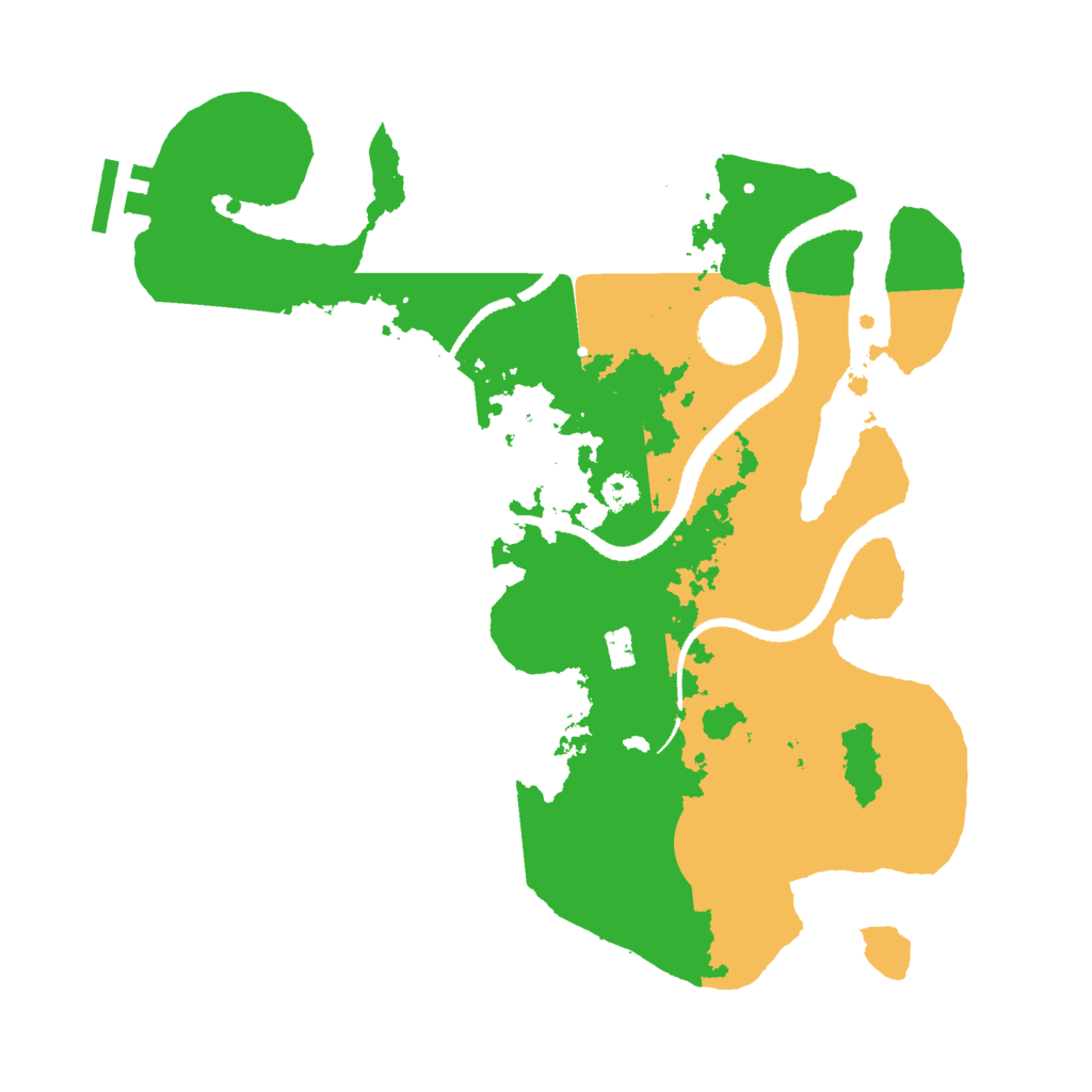 Biome Rust Map: Procedural Map, Size: 3000, Seed: 845976721