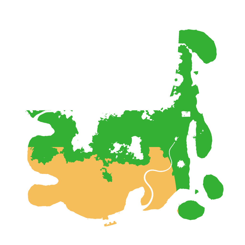 Biome Rust Map: Procedural Map, Size: 3000, Seed: 21500