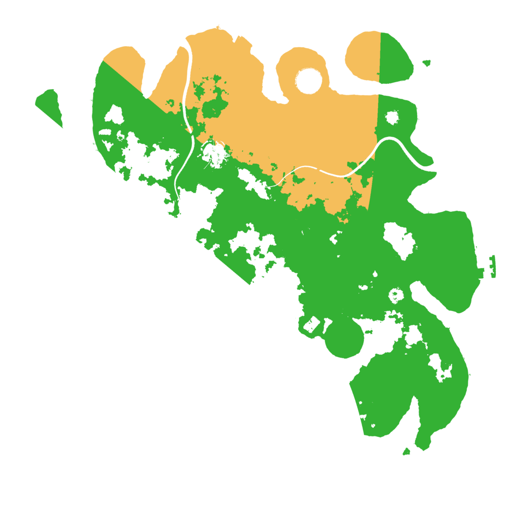 Biome Rust Map: Procedural Map, Size: 3500, Seed: 879893745