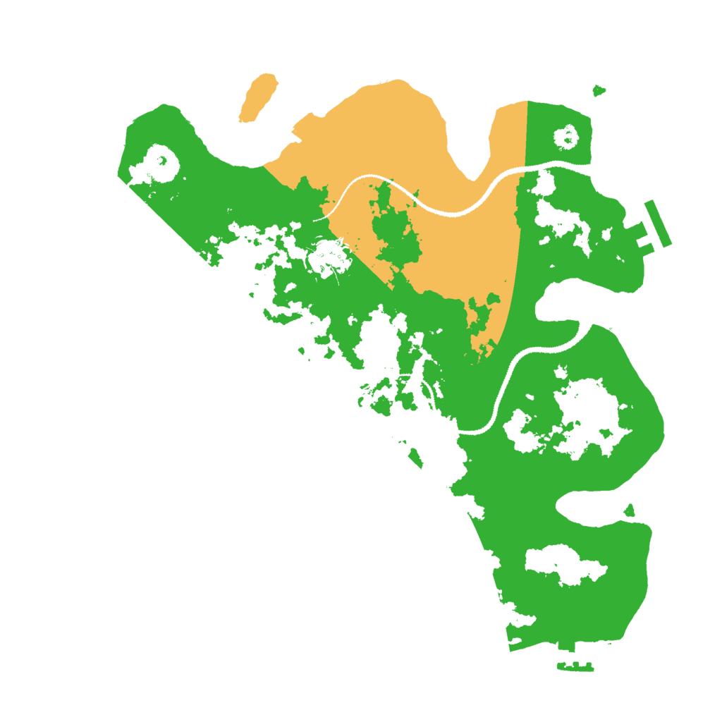 Biome Rust Map: Procedural Map, Size: 3000, Seed: 338754055